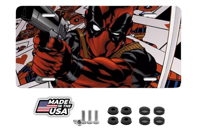 Deadpool Hero Comic Movie License Plate Auto Truck Car Tag Gift FREE SHIP
