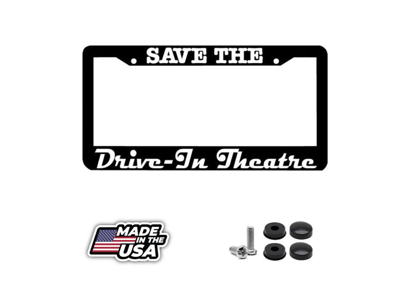 SAVE THE DRIVE IN THEATRE movie License Plate Frame