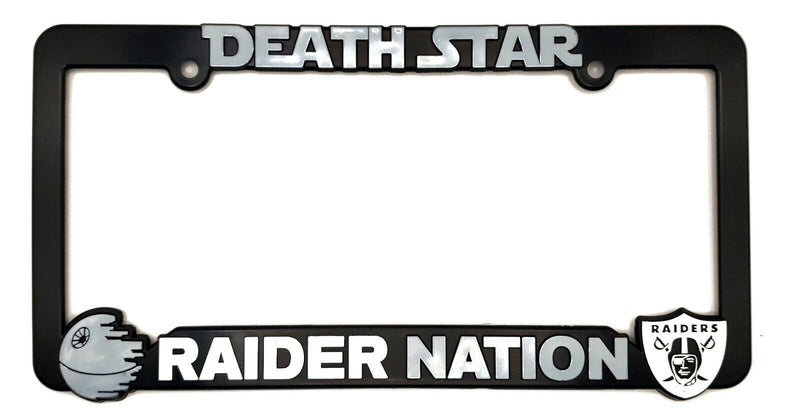 Las Vegas Raiders "Deathstar" License Plate Frame