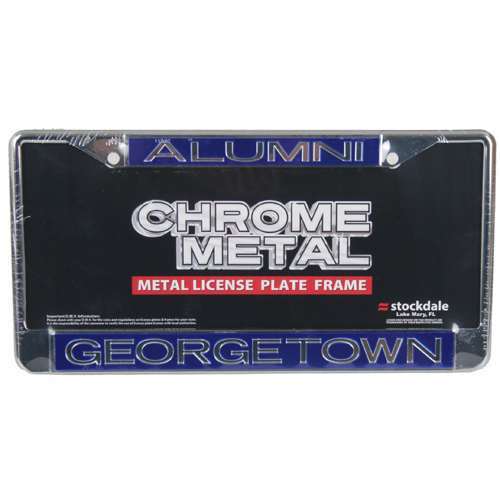 NCAA Georgetown Hoyas Metal Alumni Inlaid Acrylic License Plate Frame - Alumni/George