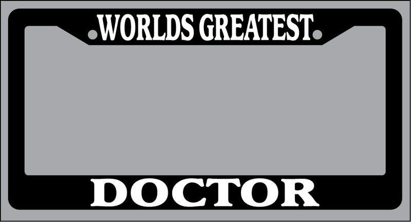 Black License Plate Frame World&