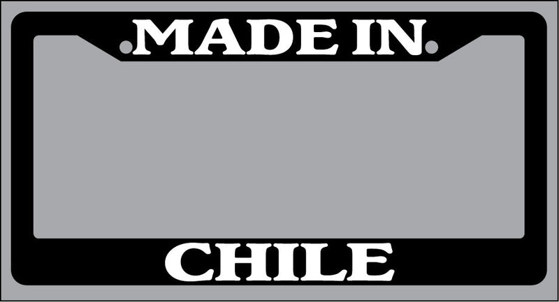Black License Plate Frame Made in Chile Auto Accessory 1184  Mod-GRAPH9856236-970