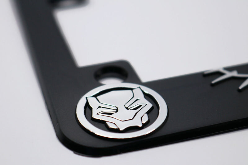 Black Panther Motorcycle License Plate Frame