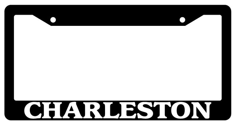 Black License Plate Frame Charleston City State Auto Accessory 1119  Mod-GRAPH9856236-354