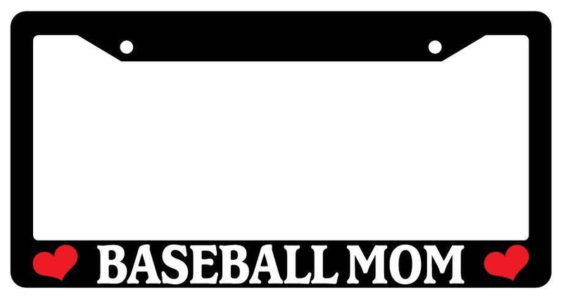Black License Plate Frame BASEBALL MOM Auto Accessory 643  Mod-GRAPH9856236-1981
