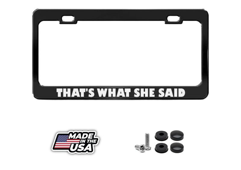 License Plate Frame That&