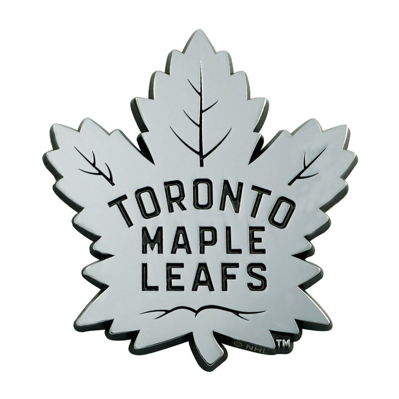 NHL Toronto Maple Leafs Diecast 3D Chrome Emblem Car Truck