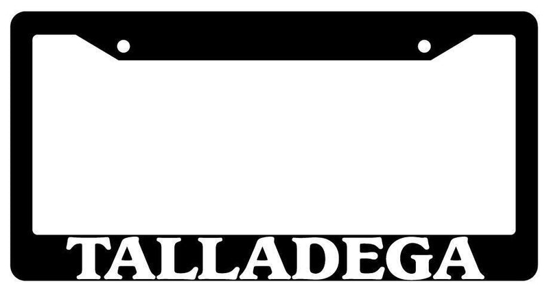 Black License Plate Frame New City State Talladega Auto Accessory  Mod-GRAPH9856236-1434