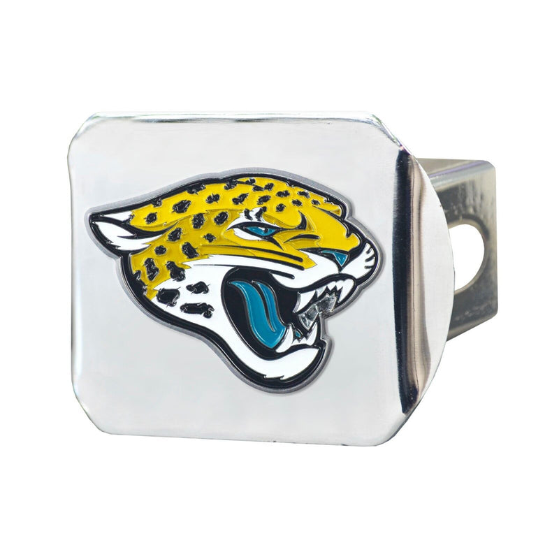 NFL Jacksonville Jaguars 3D Color on Chrome Metal Hitch Cover