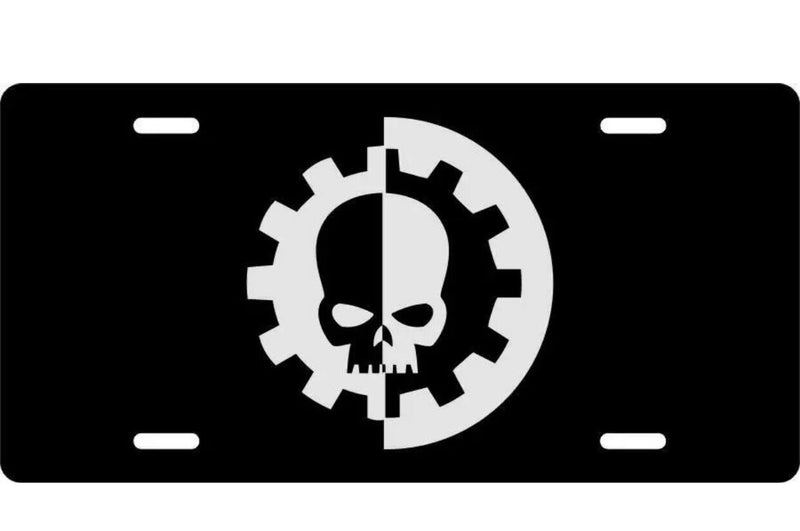adeptus mechanicus Warhammer Auto Truck licence plate