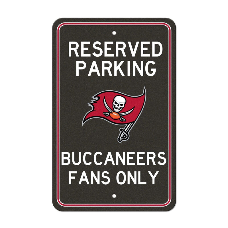 NFL Tampa Bay Buccaneers Reserved Parking Sign Large Decor 12"x 18"