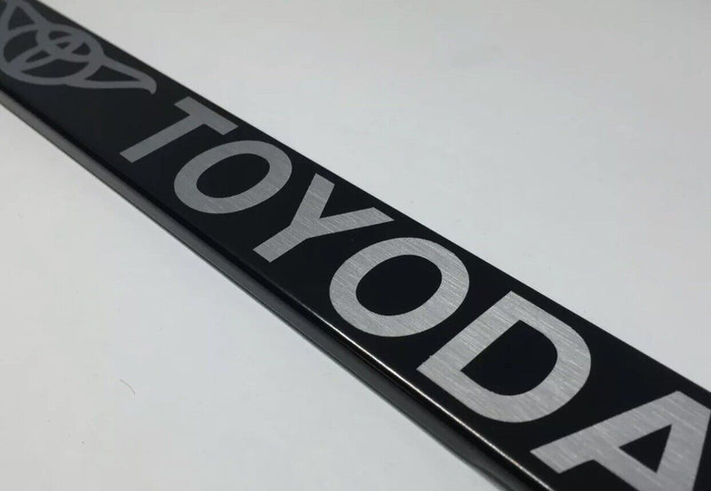Star wars Toyoda Black Powder Coated Stainless Steel License Frame