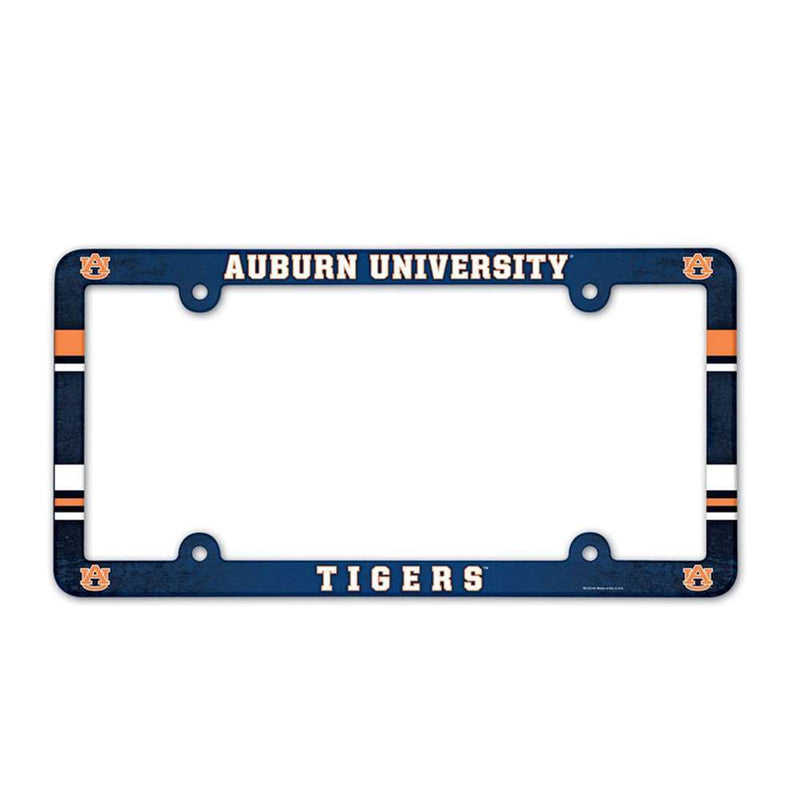 NCAA Auburn Tigers Plastic Full color License Plate Frame