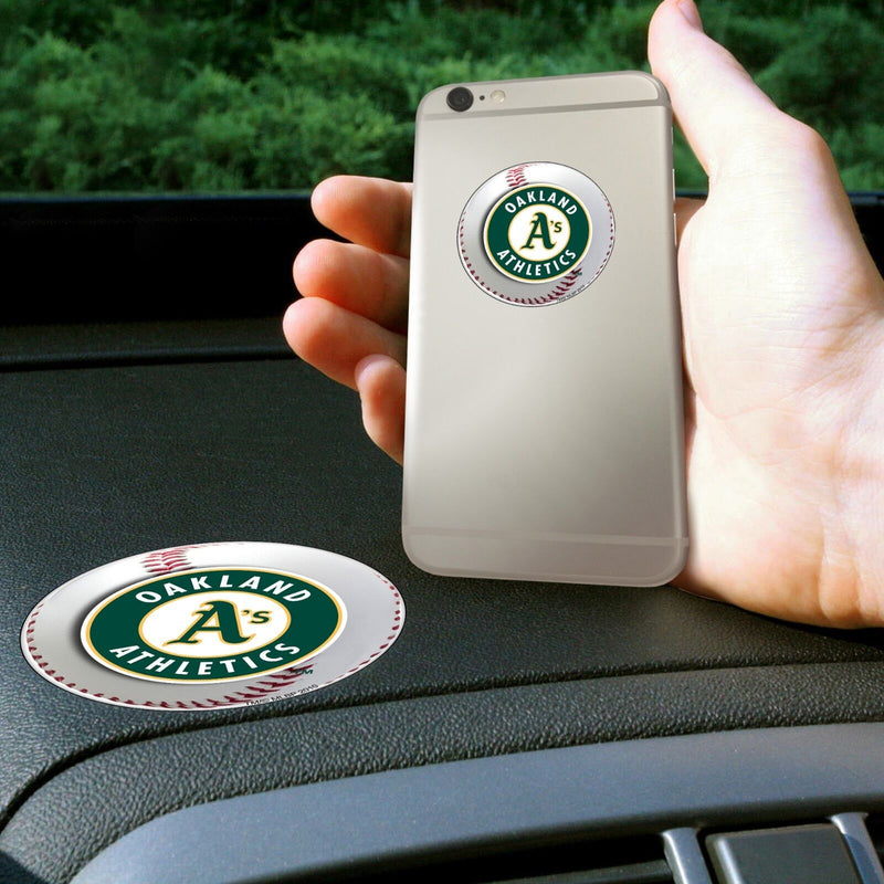 MLB Oakland Athletics Get a Grip Cell Phone Grip Thick Polymer Stickers