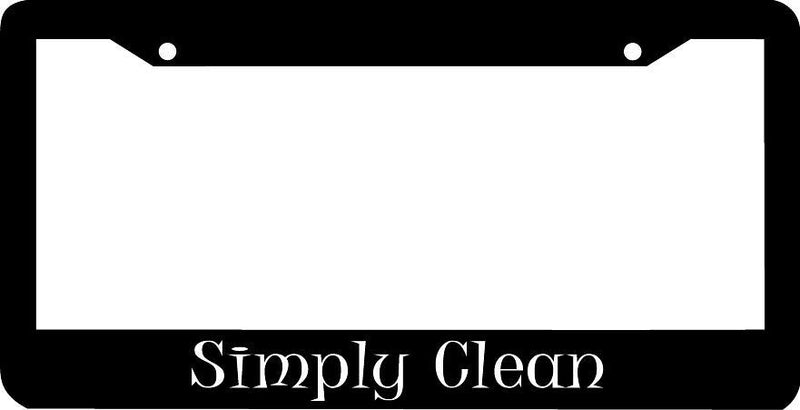 SIMPLY CLEAN jdm License Plate Frame