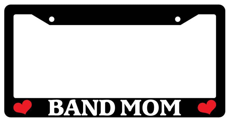 Black License Plate Frame BAND MOM Auto Accessory 641  Mod-GRAPH9856236-3901