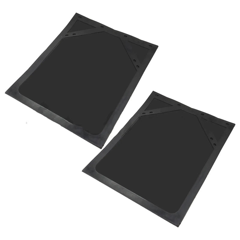 Pair Mud Flaps for Semi Truck Trailer Rubber 30" x 24" Heavy Duty Design Chevron