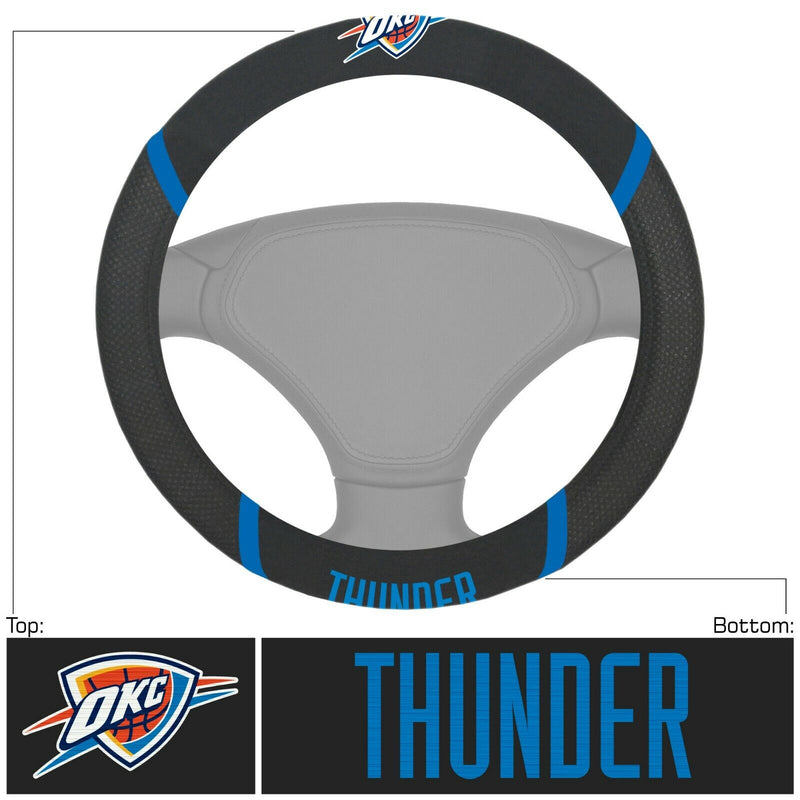 NBA Oklahoma City Thunder Embroidered Steering Wheel Cover