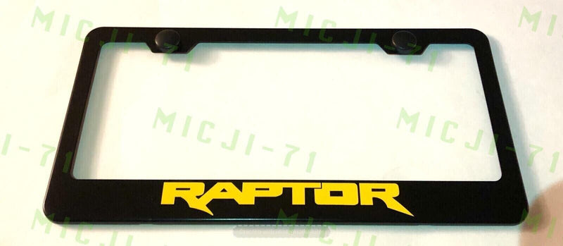 Raptor F-150 Stainless Steel License Plate Frame Holder Rust Free