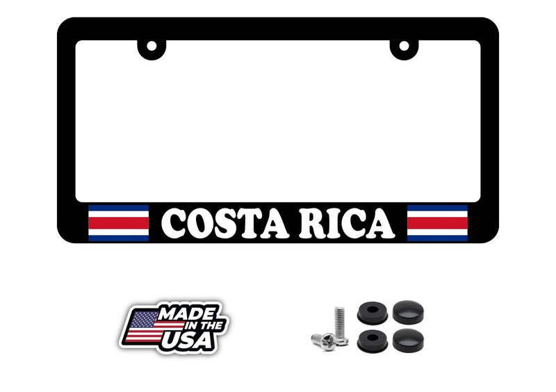 Costa Rica World Country Flag Car Truck Auto License Plate Frame
