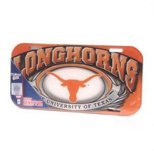 NCAA Texas Longhorns High Definition License Plate