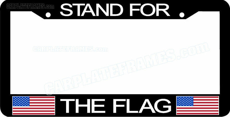 STAND FOR THE FLAG USA FLAG PLATE HOLDER License Plate Frame