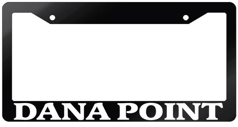 Glossy Black License Plate Frame DANA POINT Auto Accessory 1200  Mod-GRAPH9856236-7211