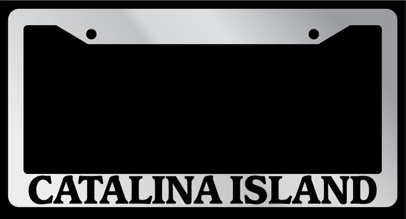Chrome METAL License Plate Frame CATALINA ISLAND Auto Accessory 1171  Mod-GRAPH9856236-8241