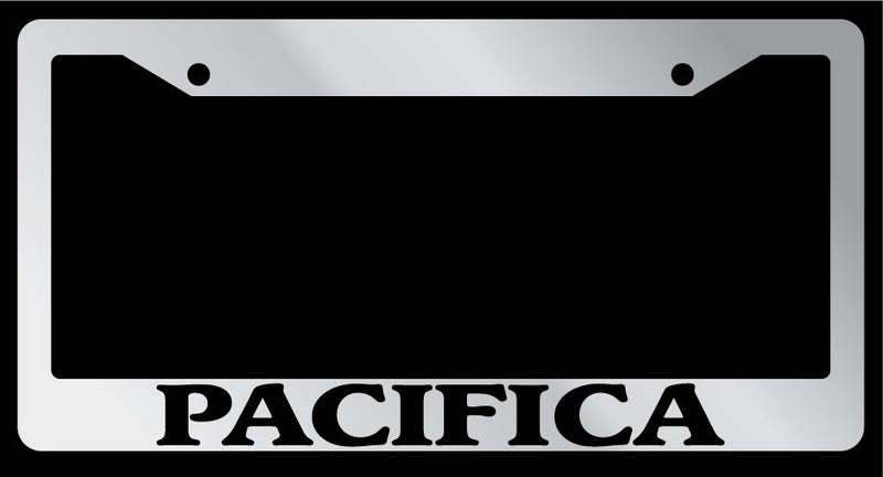 Chrome METAL License Plate Frame PACIFICA Auto Accessory 2489  Mod-GRAPH9856236-7829