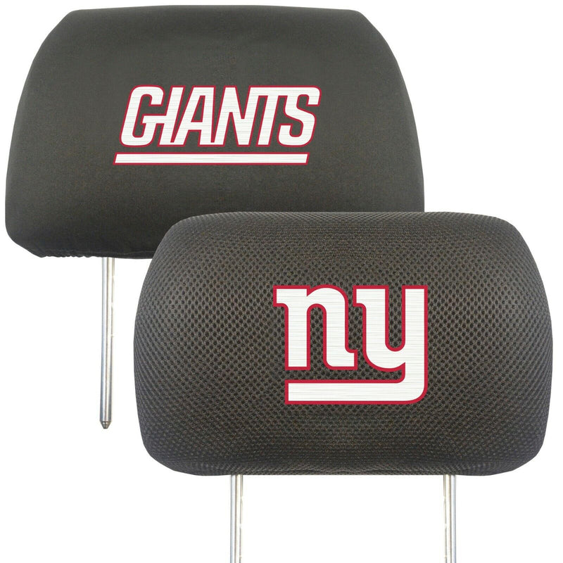 NFL New York Giants 2-Piece Embroidered Headrest Covers