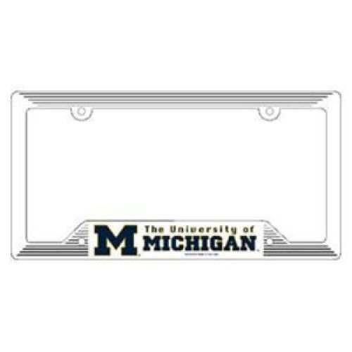 NCAA Michigan Wolverines Plastic License Plate Frame 971473560530