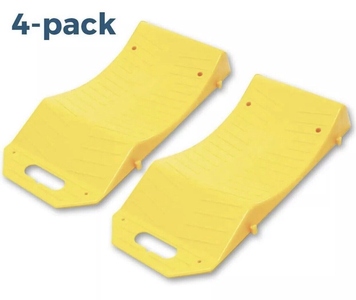 4x Tire Saver Travel Ramps Highly Visible for Flat Spot and Flat Tire ...