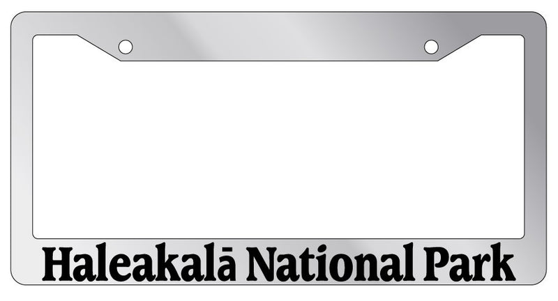 Chrome License Plate Frame Haleakala National Park Auto Accessory 1335  Mod-GRAPH9856236-4496