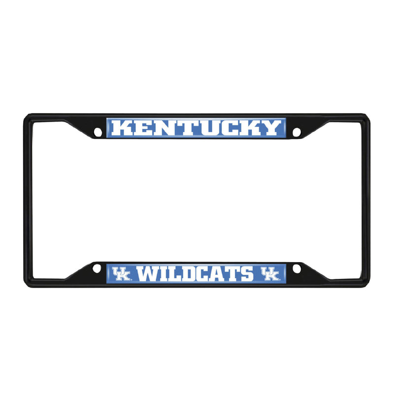 NCAA Kentucky Wildcats Black Metal License Plate Frame