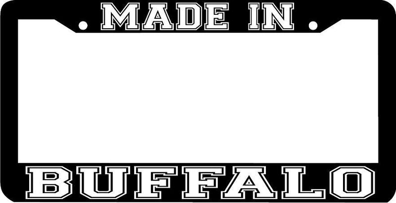 MADE IN BUFFALO NEW YORK NY License Plate Frame
