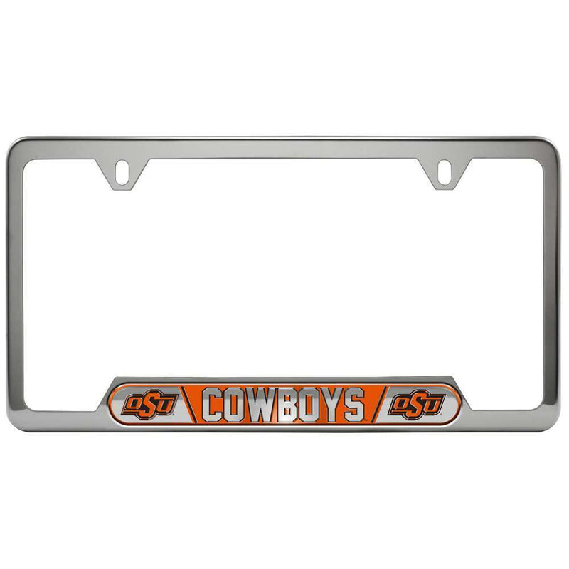 NCAA Oklahoma State Cowboys Stainless Steel License Plate Frame