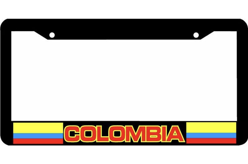COLOMBIA COLOMBIAN FLAG License Plate Frame