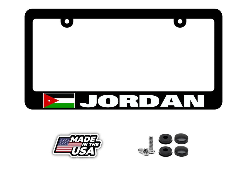 Jordan Country Flag Car Truck Auto License Plate Frame