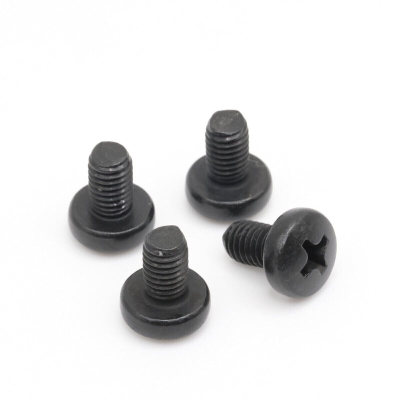 Black License Plate Screws for BMW & Tesla (4 Pack) M5-0.8 X 8mm Phillips