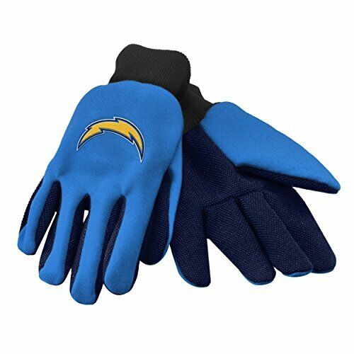 NFL Los Angeles Chargers Embroidered Utility Gloves Pr. One Size Fits Most