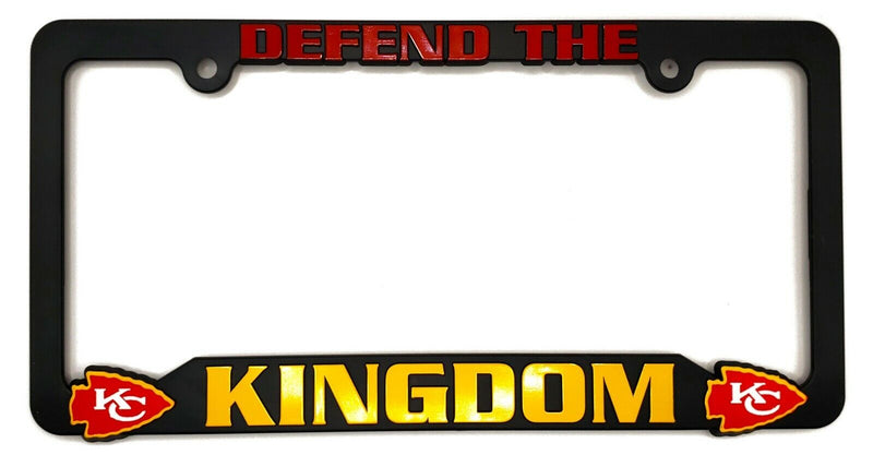 "Defend the Kingdom" License Plate Frame