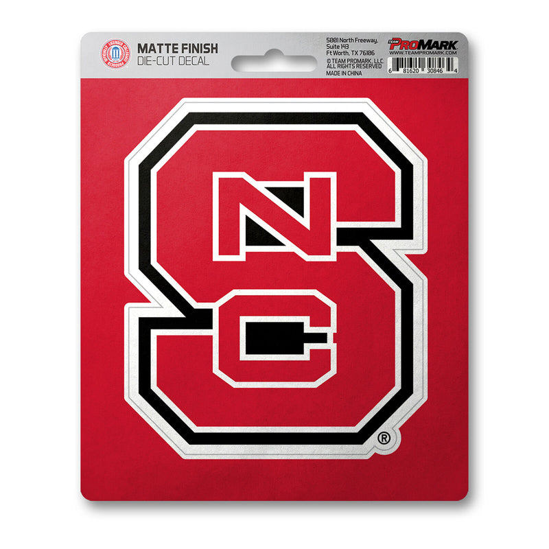 NCAA North Carolina State Wolfpack Decal Matte 5X6.25" Auto Boat Luggage