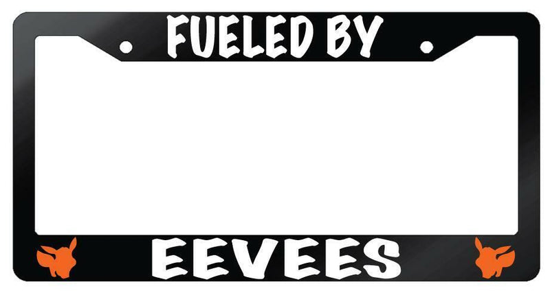 Fueled By For Eevees Glossy Black Plastic License Plate Frame For Pokemon  Mod-GRAPH9856236-7371