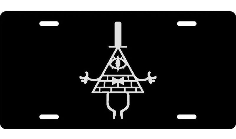License Plate Cipher car tag Aluminum gravity falls