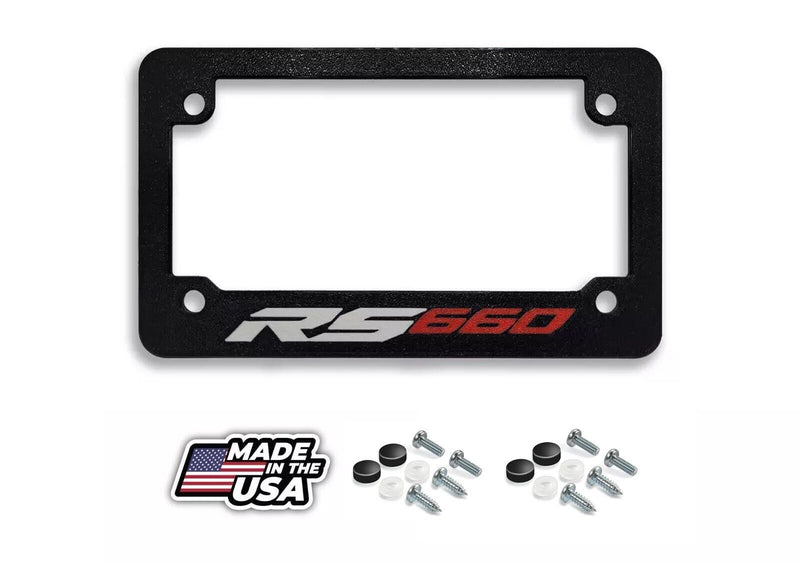 For Aprilia RS660 Textured Motorcycle License Plate Frame (ALL YEARS)