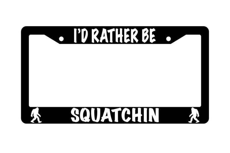 Black License Plate Frame I&