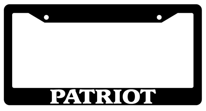 Black License Plate Frame Patriot Auto Accessory Novelty  Mod-GRAPH9856236-266
