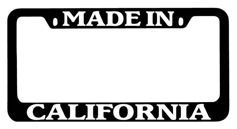 Black METAL License Plate Frame Made In California Auto Accessory 1152  Mod-GRAPH9856236-9131