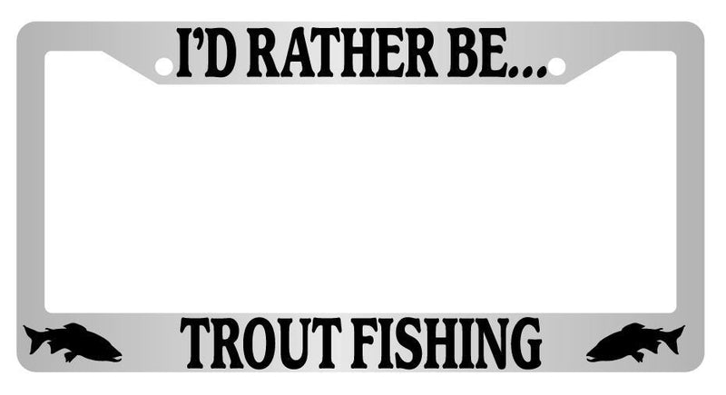 Chrome License Plate Frame I&