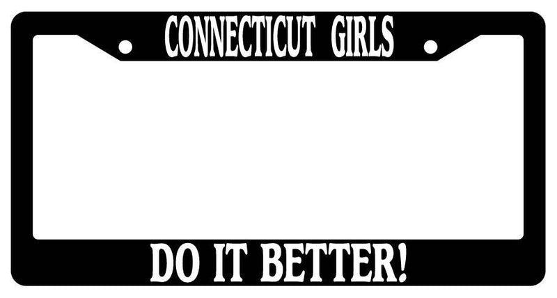 Black License Plate Frame California Girls Do It Better Auto Accessory  Mod-GRAPH9856236-3046